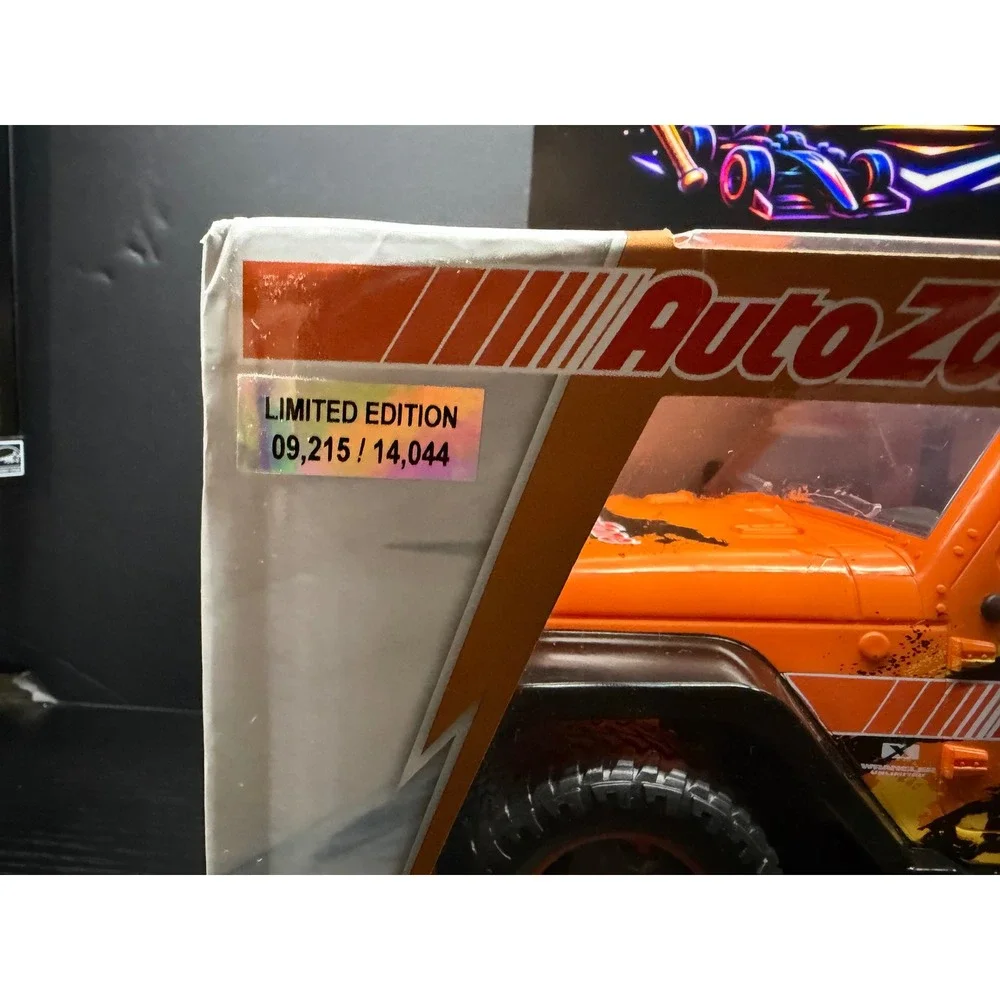 Jada Just Trucks Jeep Wrangler RC AutoZone Limited Edition Orange 35573 New